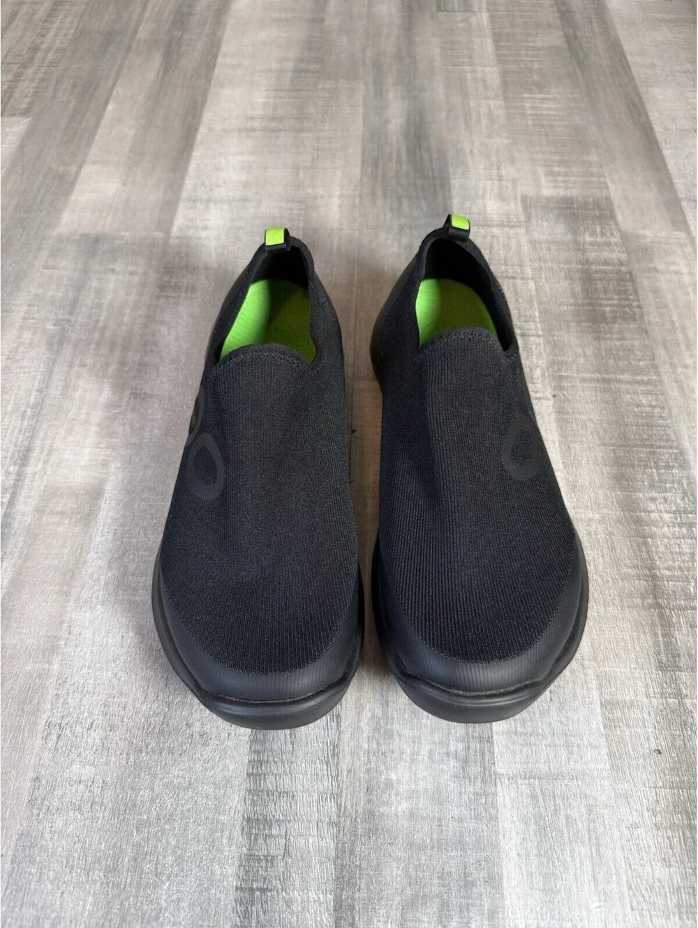 Oofos OOmg Sport Low Shoes Women’s Sz 8.5 Black Recovery Slip On Comfort Walking